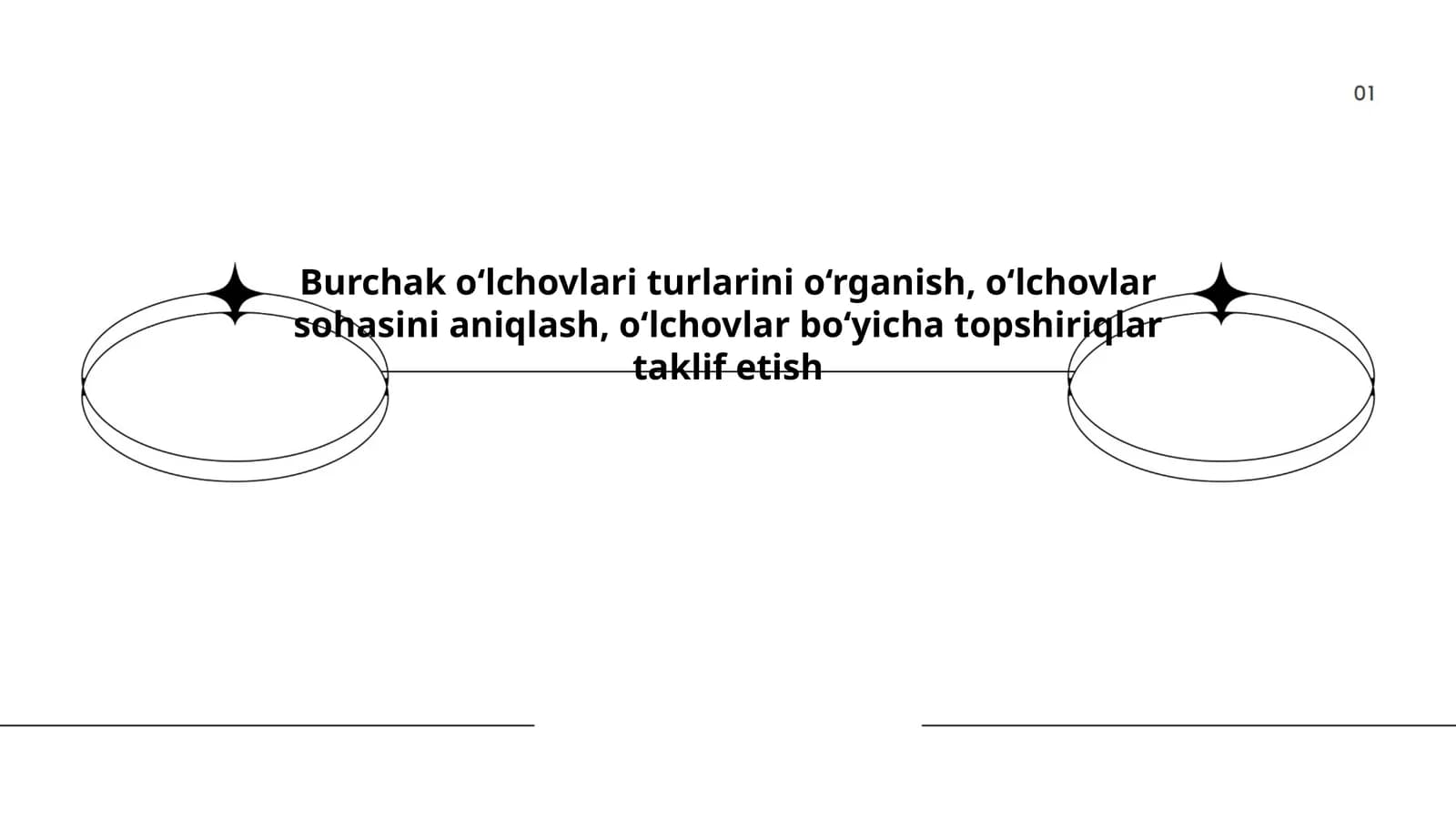 Burchak o‘lchovlari turlari va ularning tavsifi