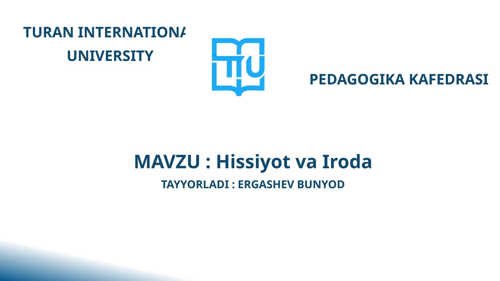 Hissiyot va Iroda