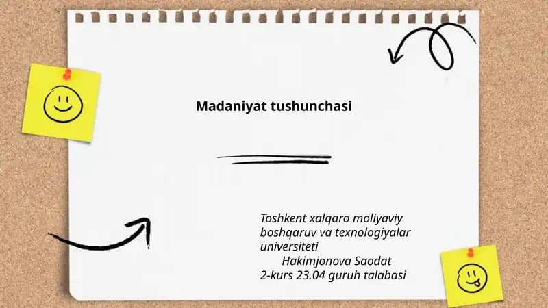 Madaniyat tushunchasi
