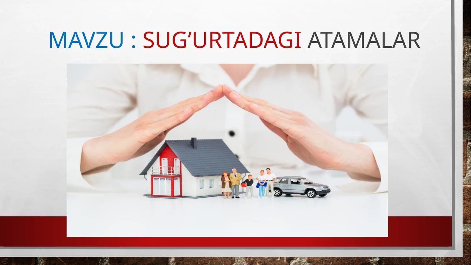 Sug’urtadagi atamalar
