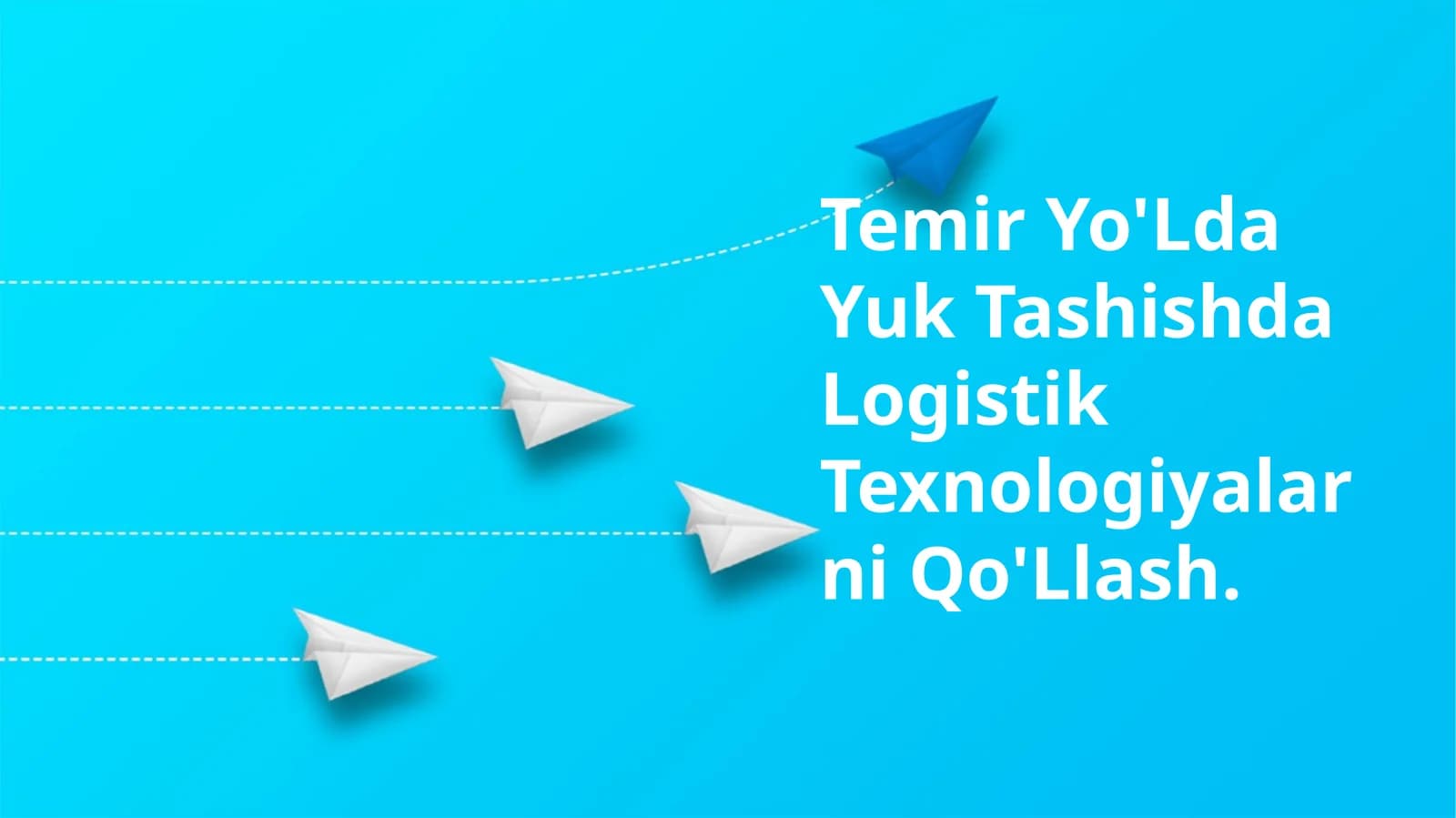 Temir Yo'Lda Yuk Tashishda Logistik Texnologiyalarni Qo'Llash