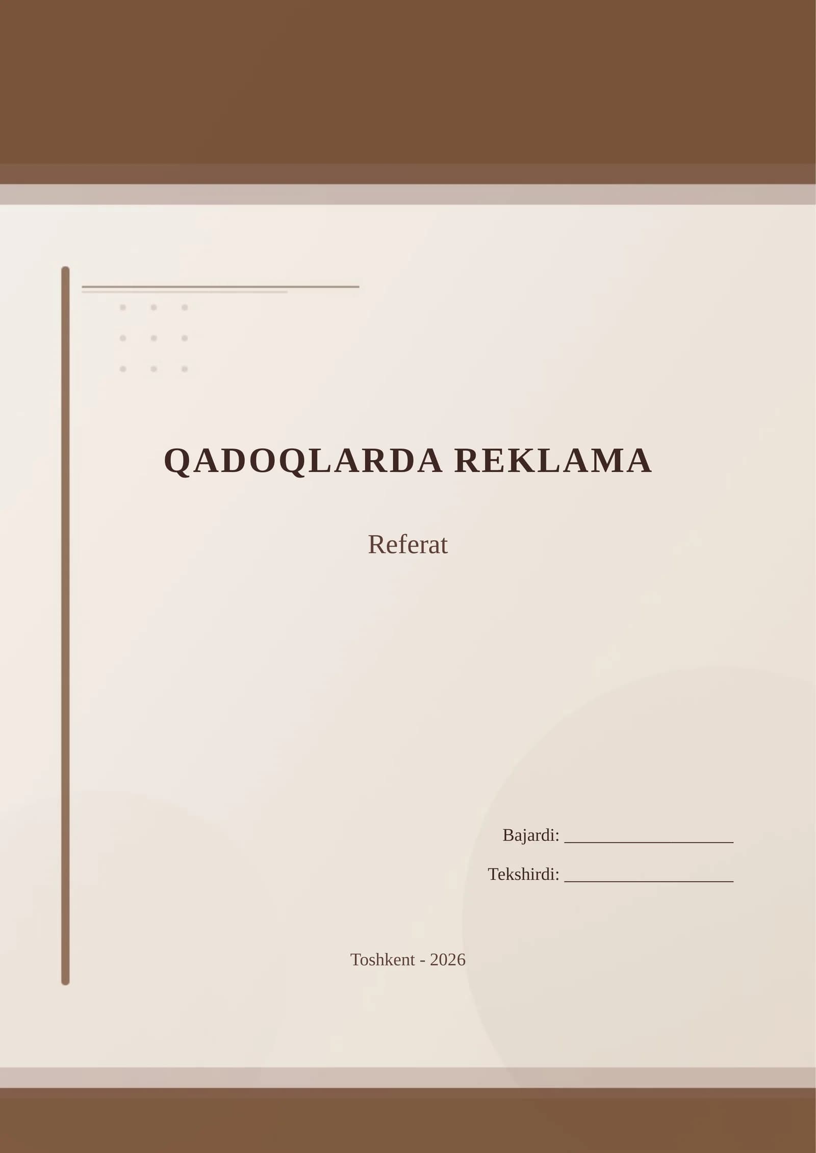QADOQLARDA REKLAMA