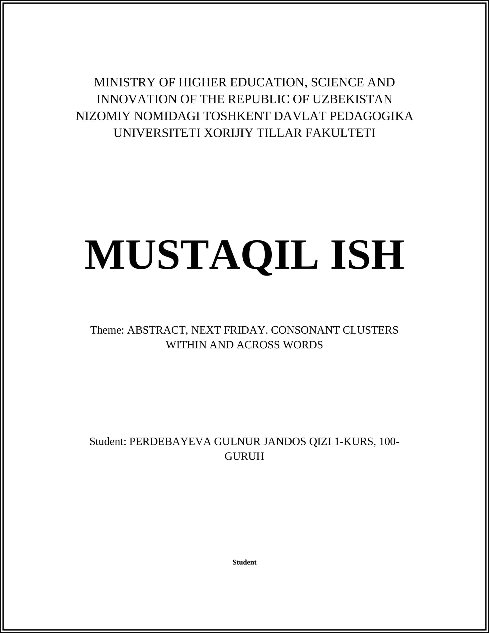 Historical Development of Consonant Clusters in English