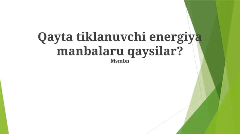 Vodorod Yoqilg'isi istiqbollari