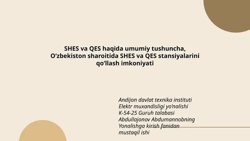Elektr muxandisligi yo’nalishi