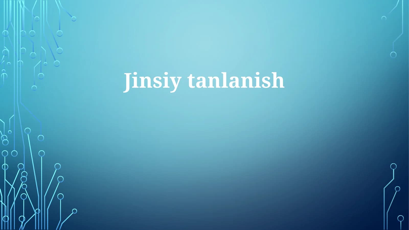 Jinsiy tanlanish