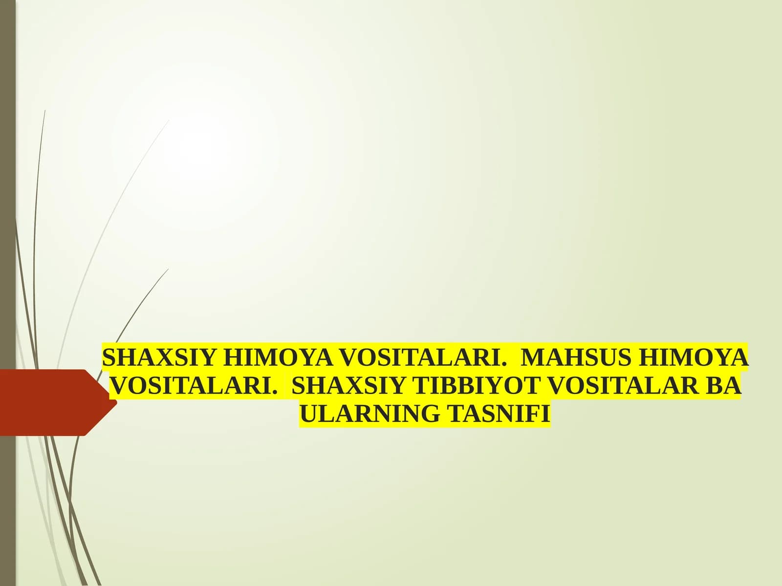 Shахsiy himоya vоsitаlаri
