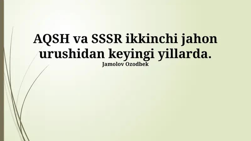 Ikki qutbli dunyo va ittifoqchilar tizimi
