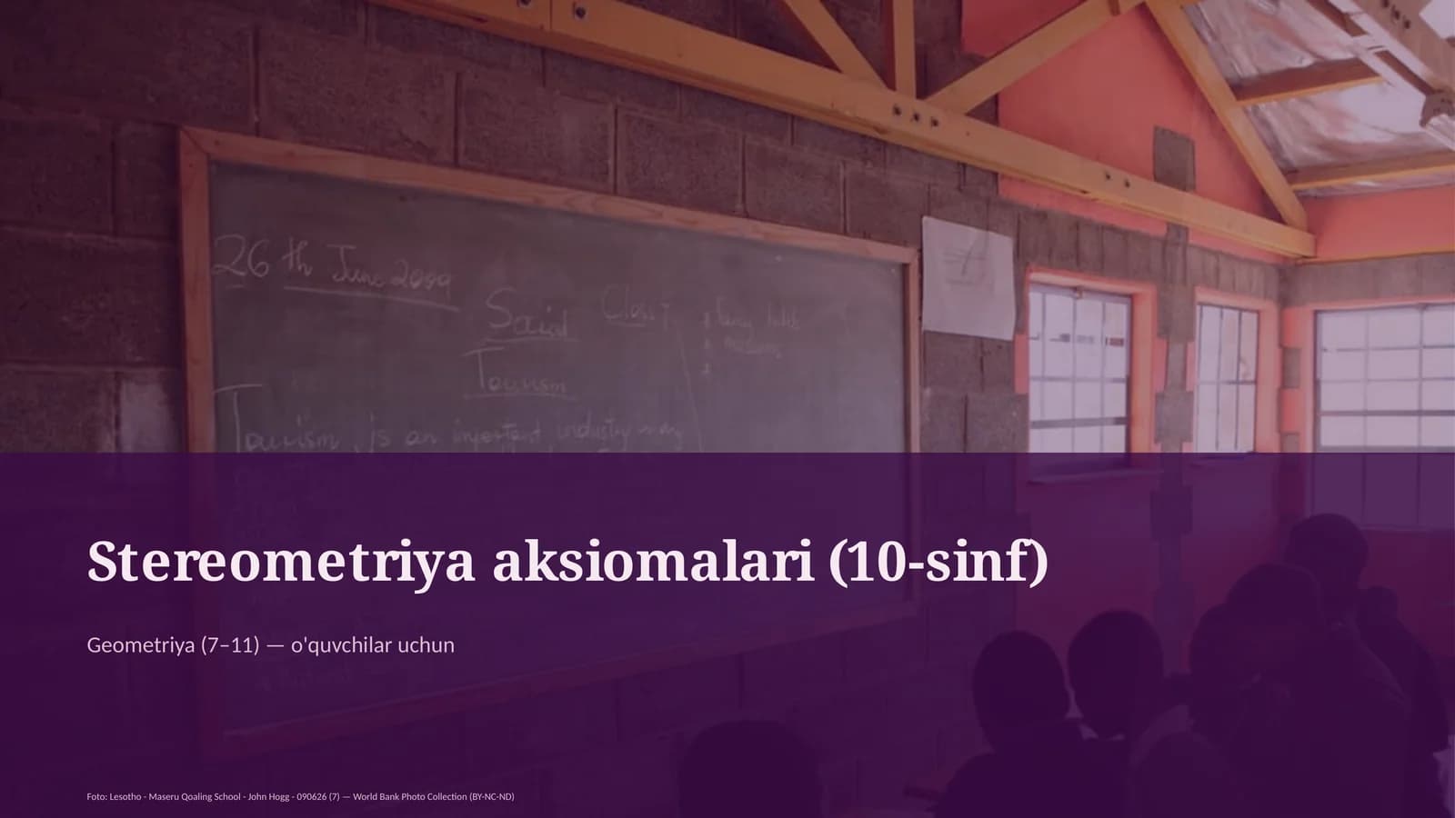 Stereometriya aksiomalari (10-sinf)