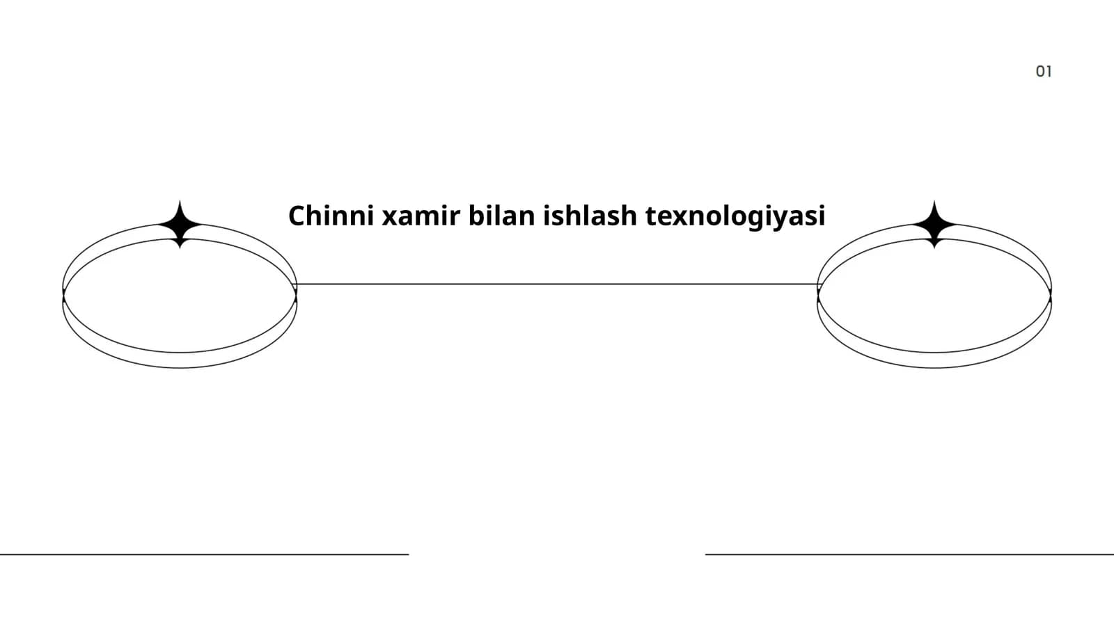 Chinni xamir bilan ishlash texnologiyasi