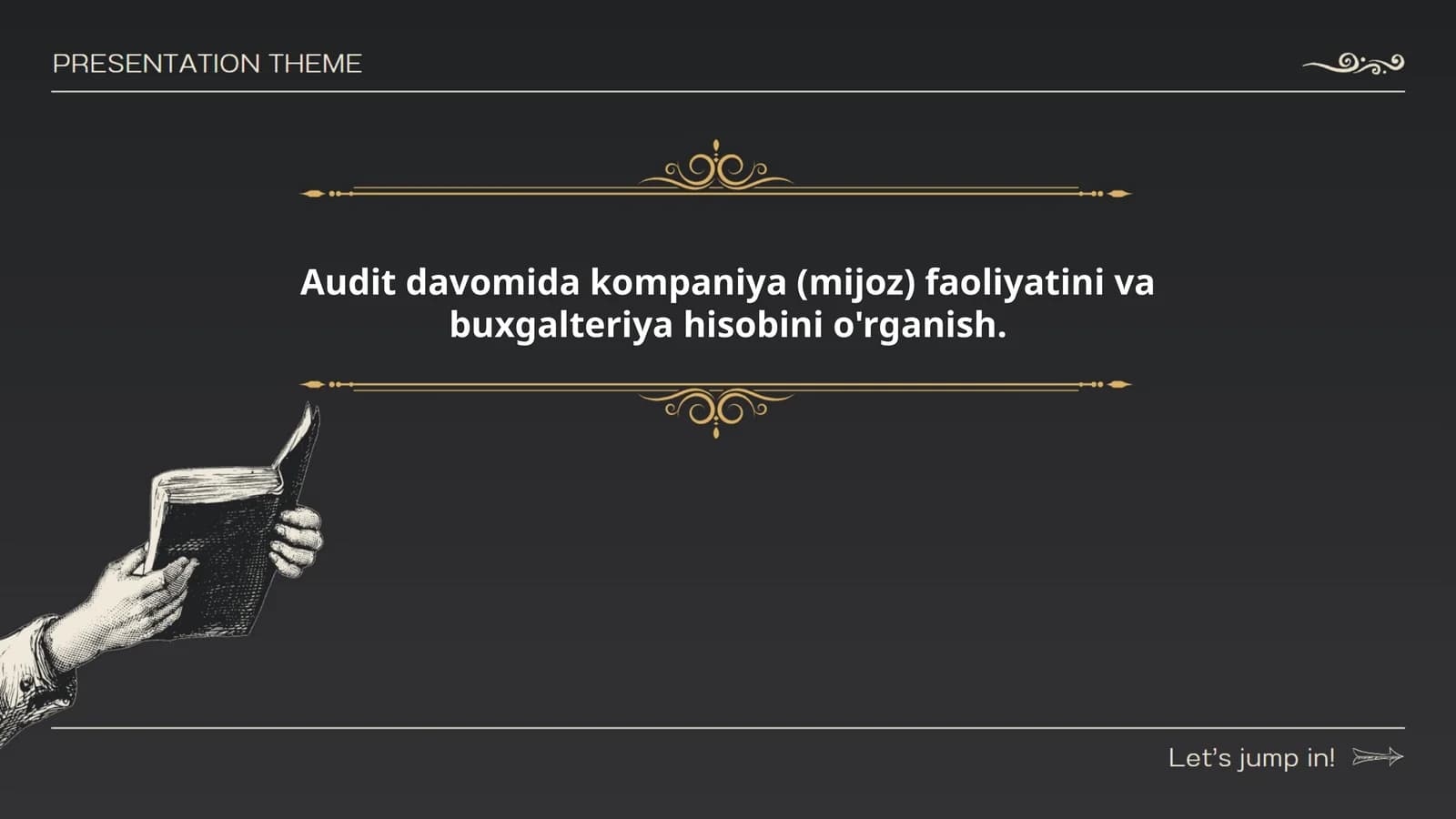 Mijozning ichki nazorat tizimi