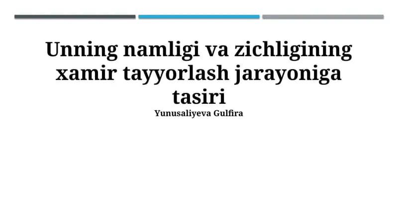 Un omillarining ta'siri
