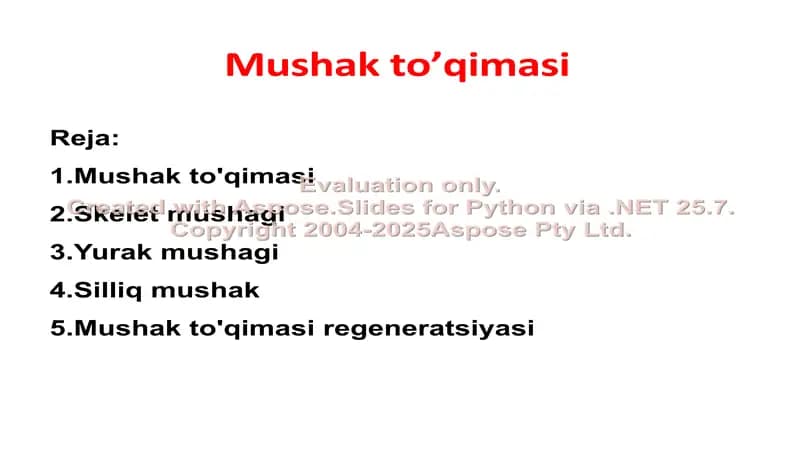 Mushak to’qimasi