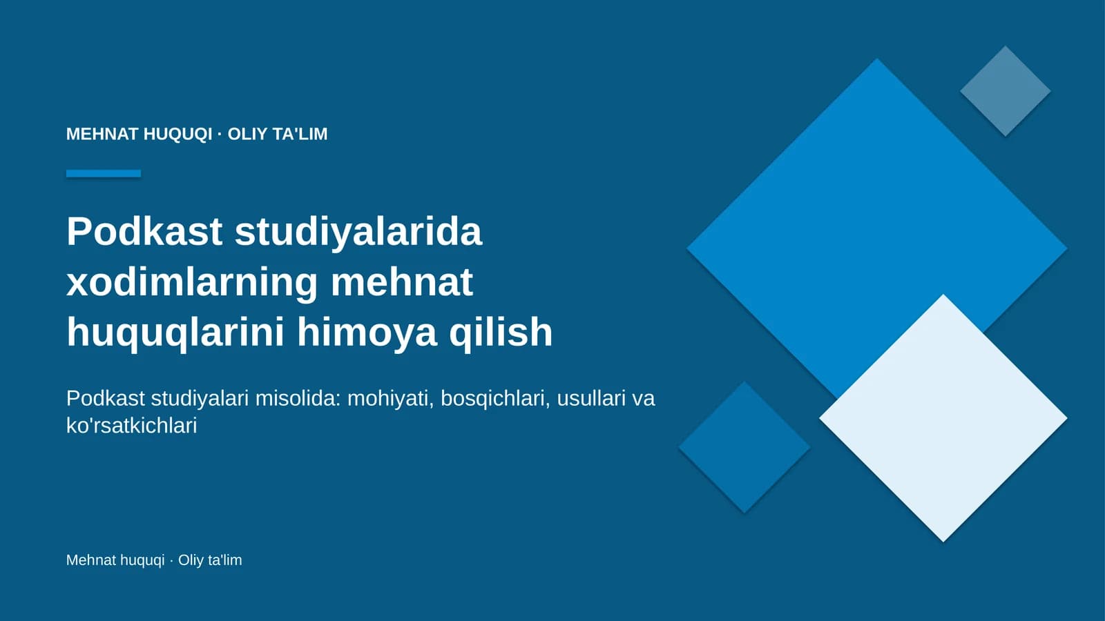 podkast studiyalarida xodimlarning mehnat huquqlarini himoya qilish 4906