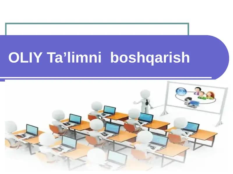 OLIY Ta’limni boshqarish
