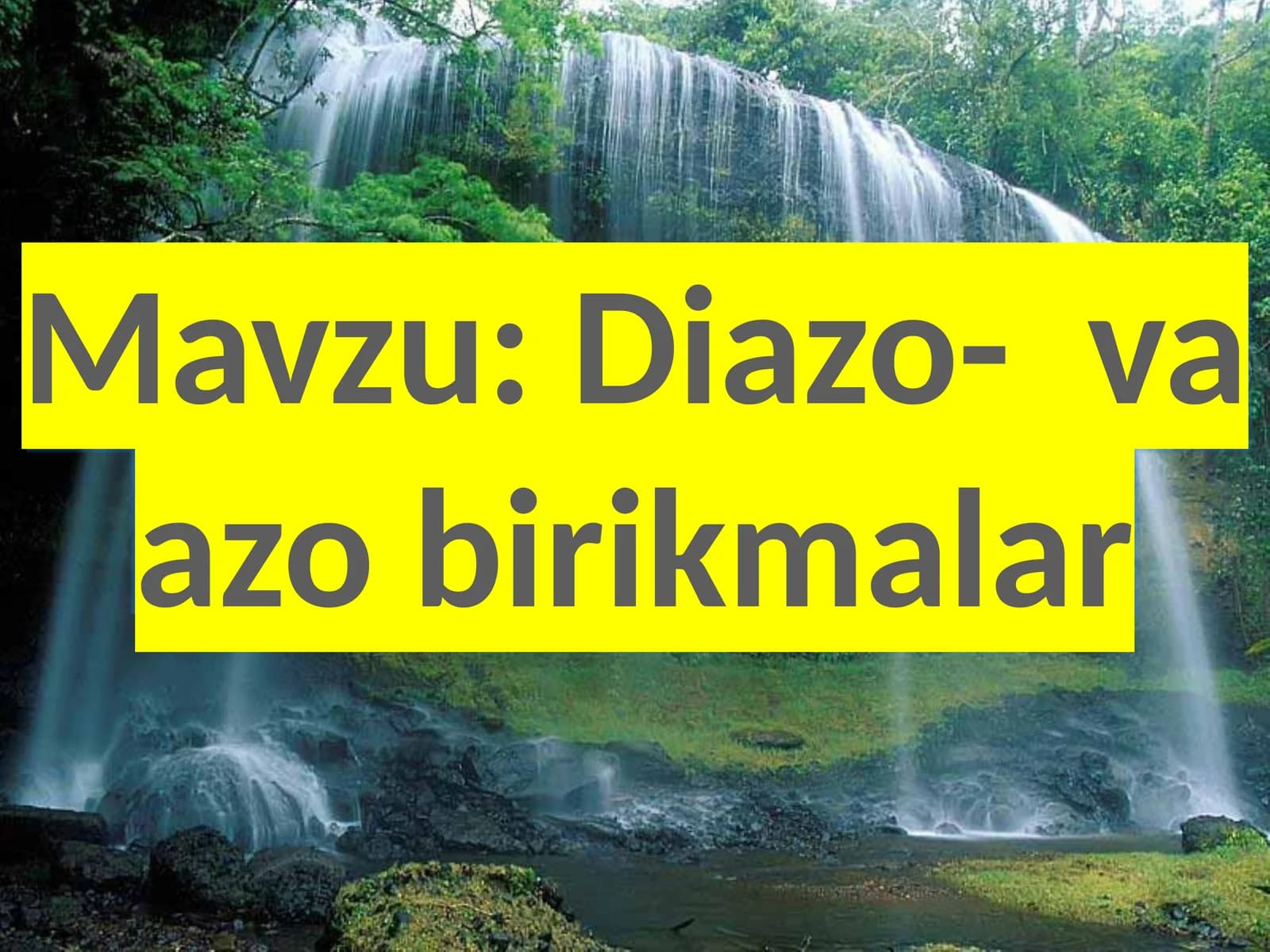 Diazo-vaazobirikmalar