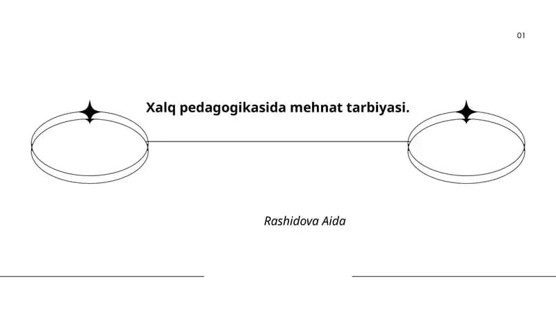 Xalq pedagogikasida mehnat tarbiyasi