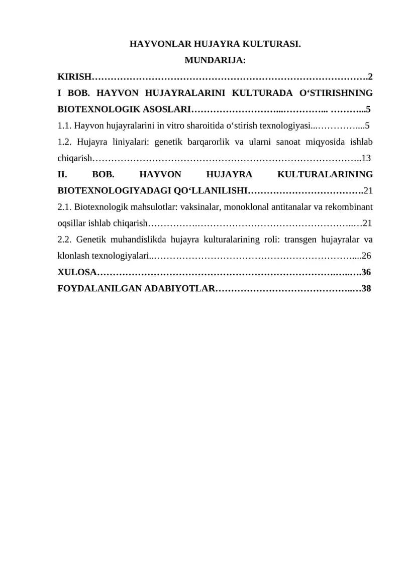 HAYVONLAR HUJAYRA KULTURASI
