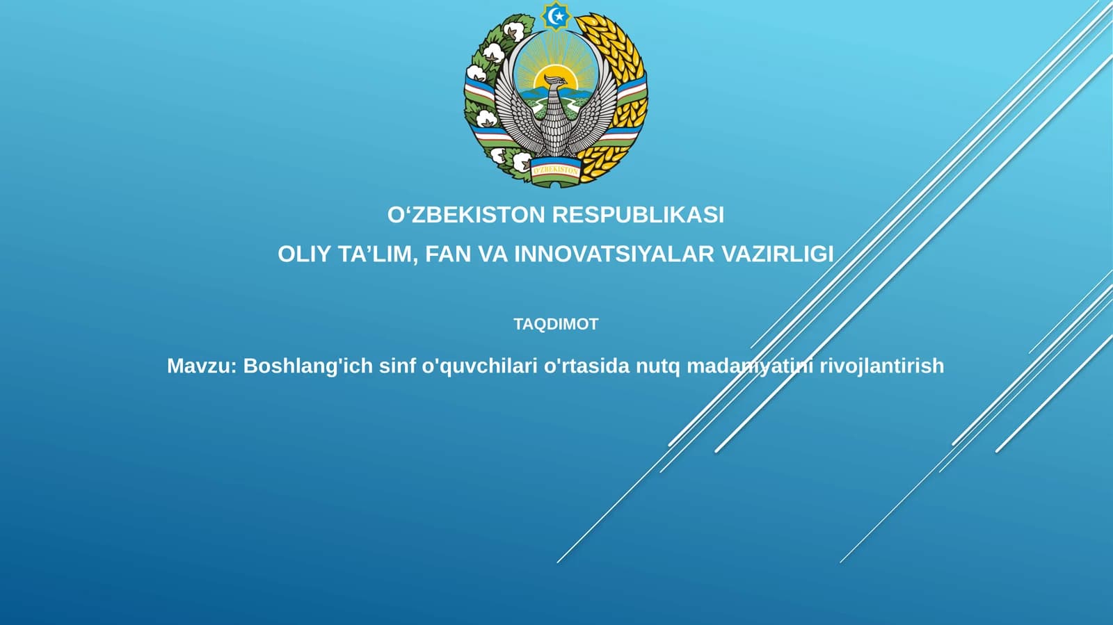 Nutq Madaniyati Rivojlantirish