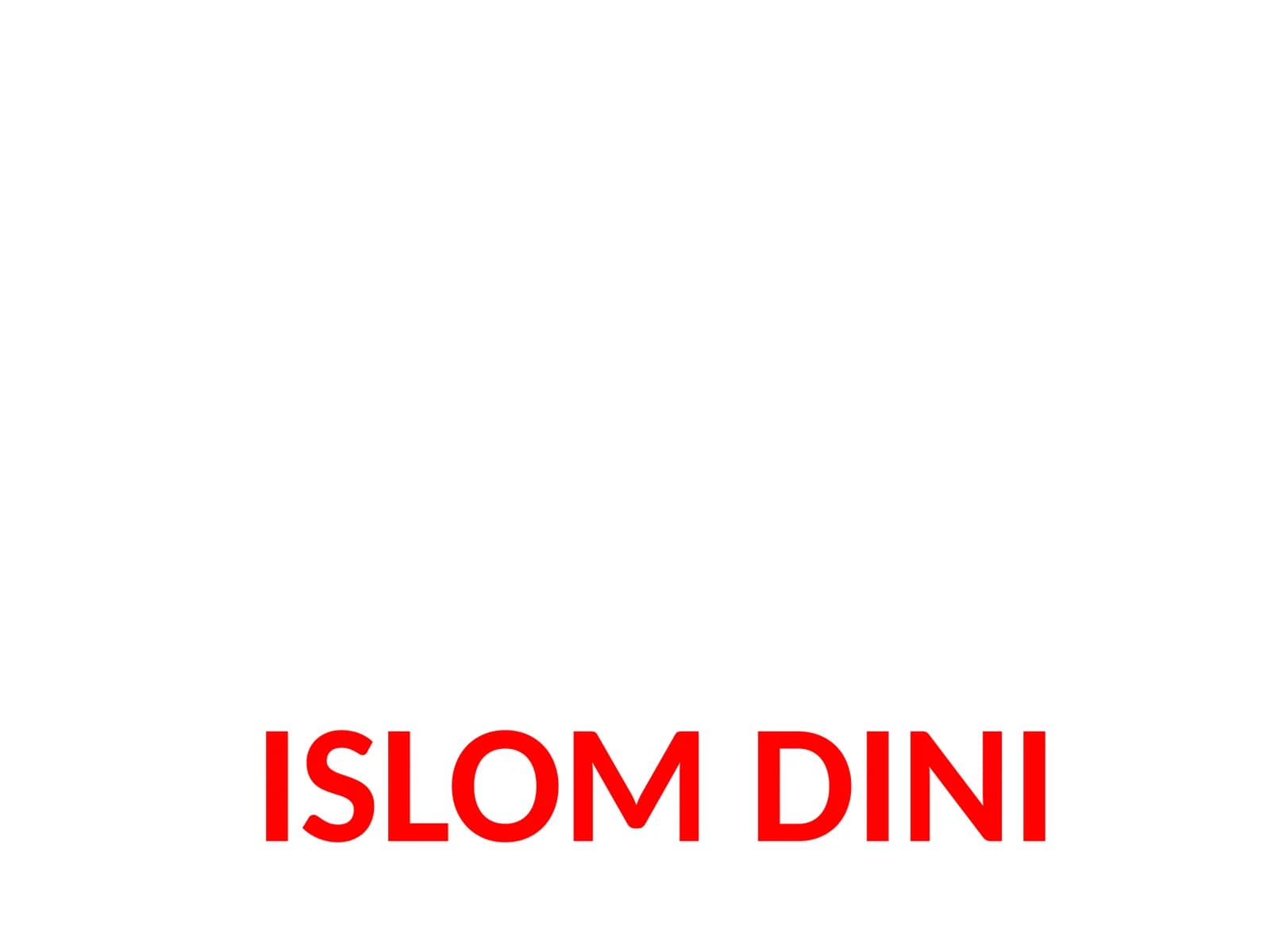 Islomdini