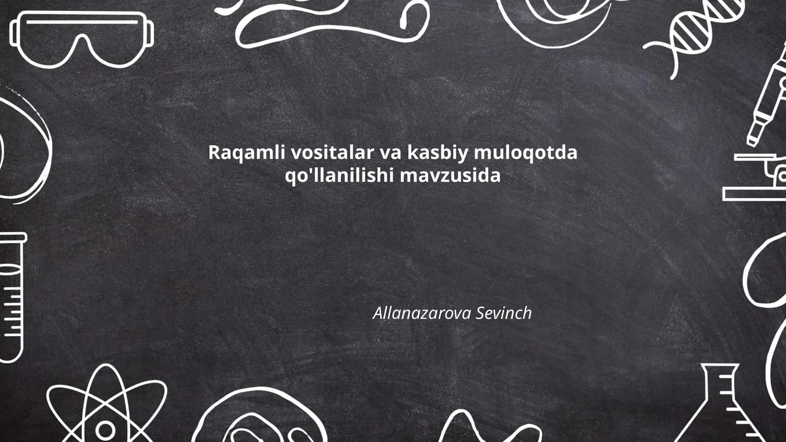 Raqamli vositalar va kasbiy muloqotda qo'llanilishi