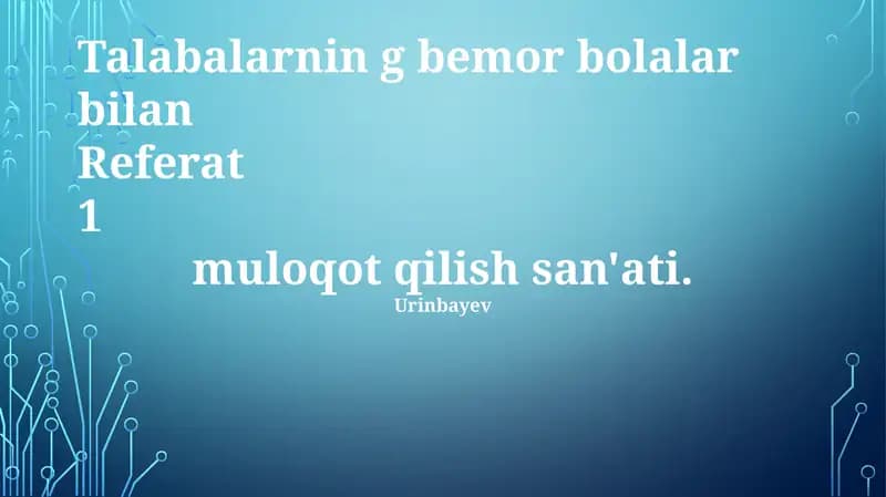 Muloqot ko'nikmalarini baholash va yaxshilash