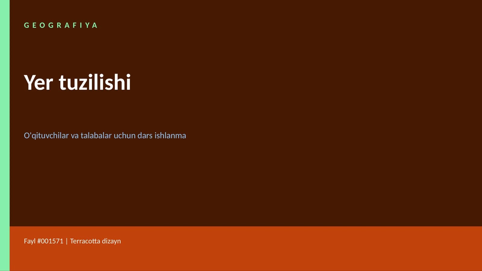 Yer tuzilishi