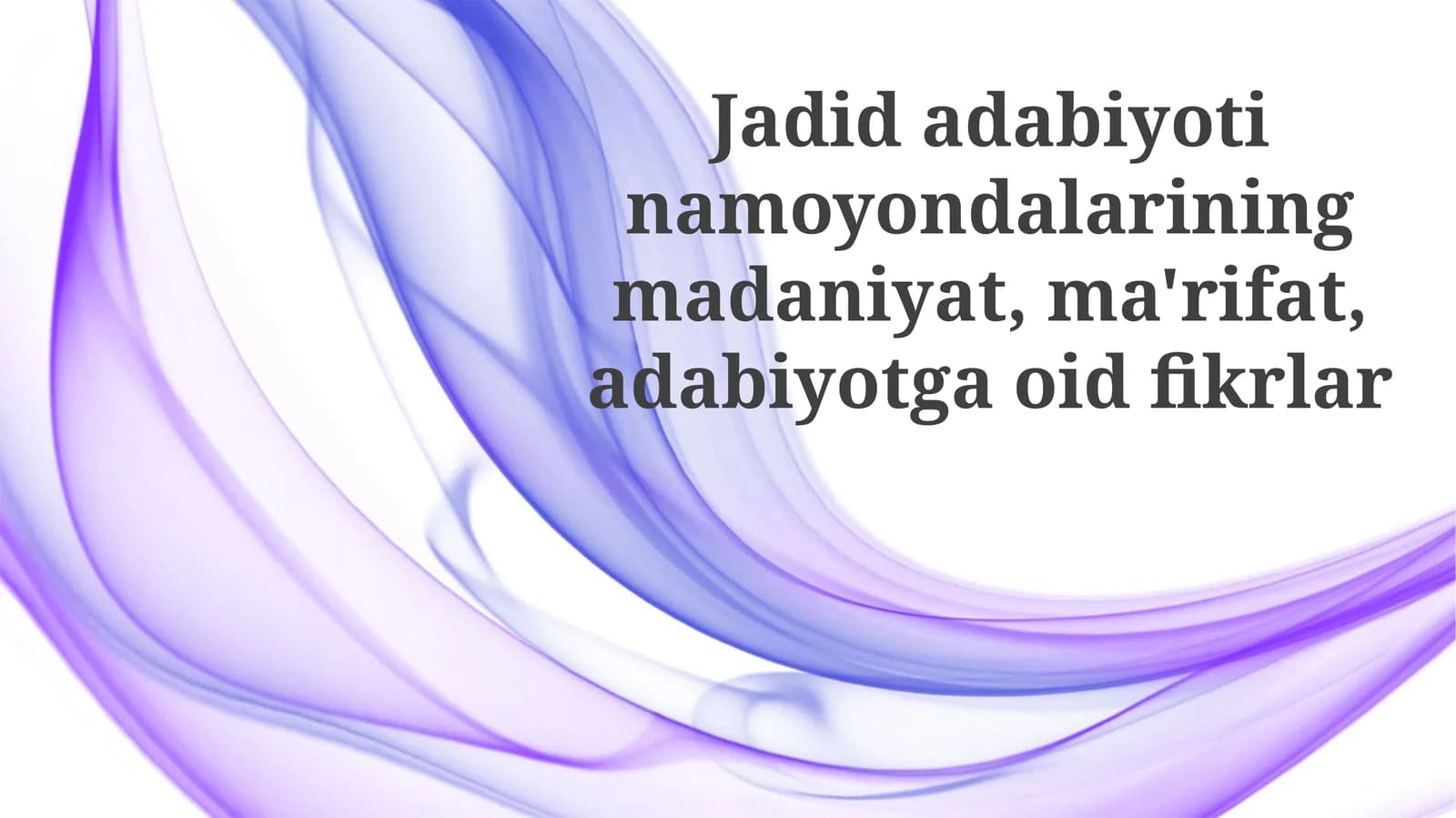 Eliotning an'ana va adabiy ta'lim haqidagi g'oyalari