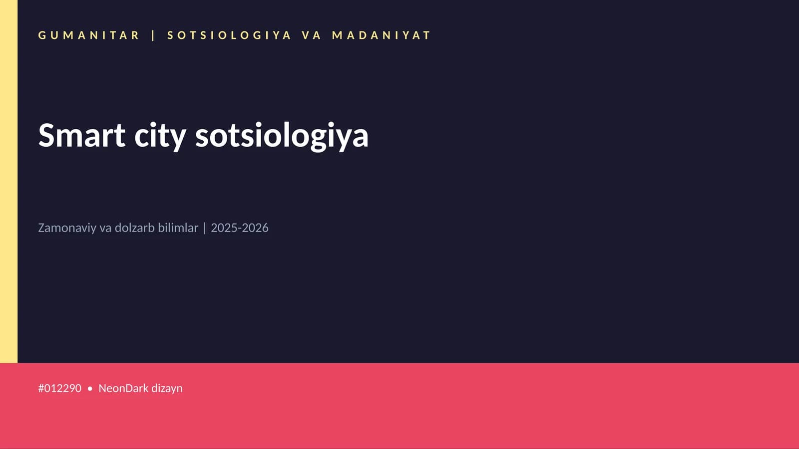 Smart city sotsiologiya