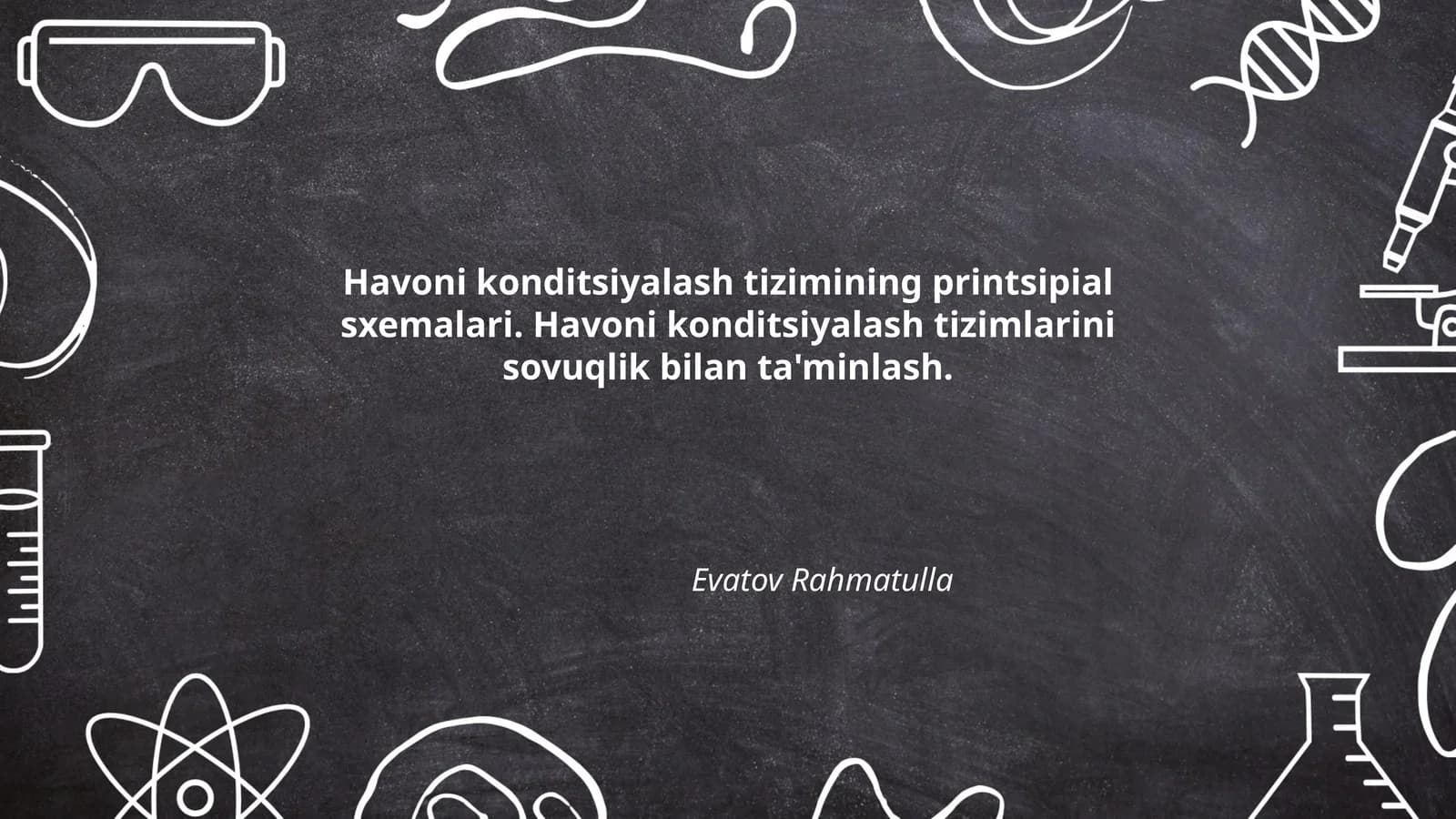 Havoni konditsiyalash tizimlari