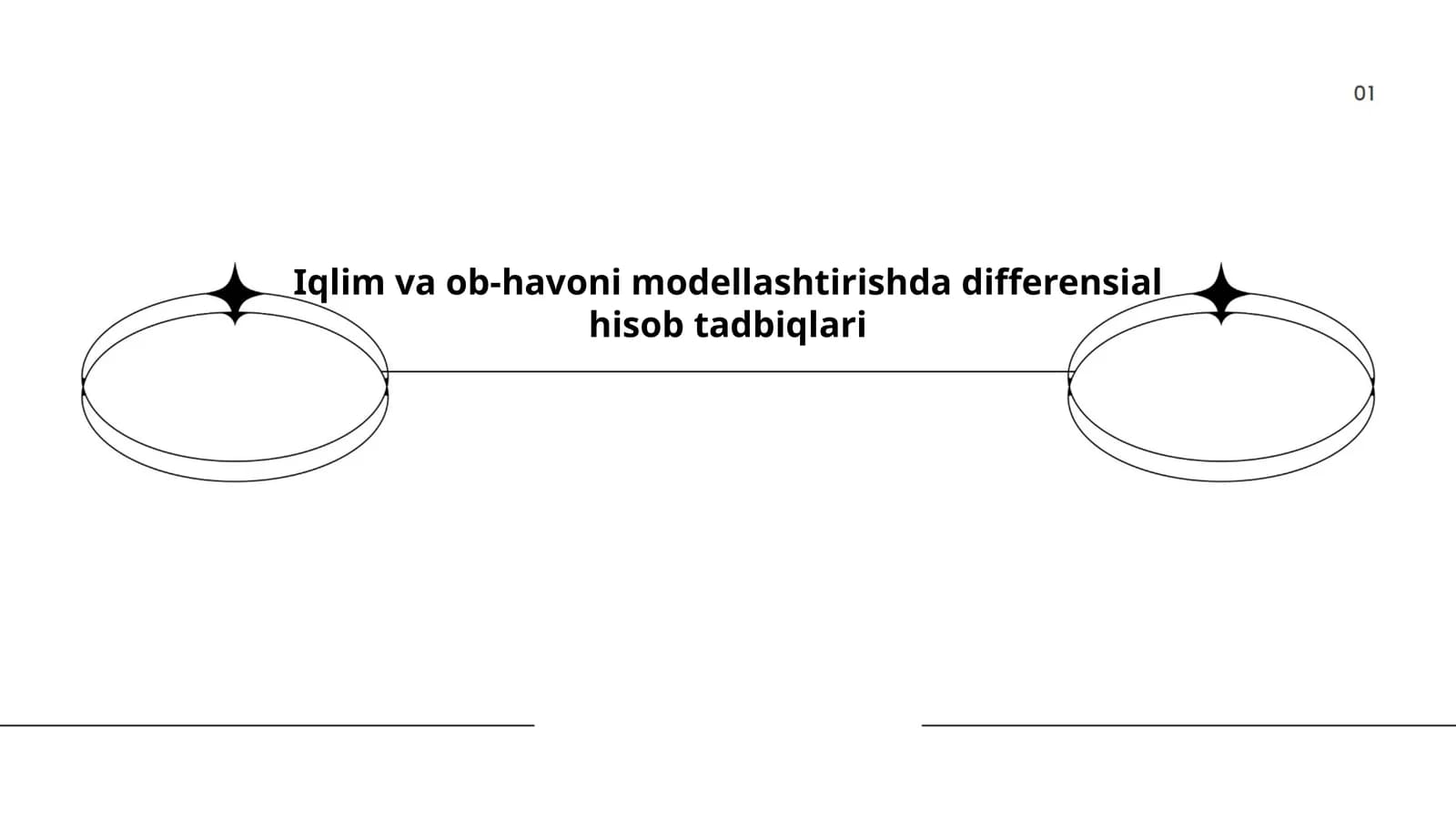 Iqlim va ob-havoni modellashtirishda differensial hisob tadbiqlari