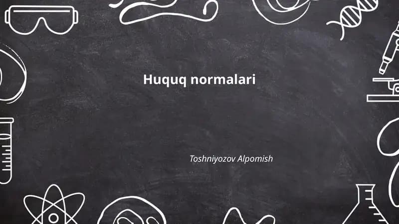 Huquq normalari