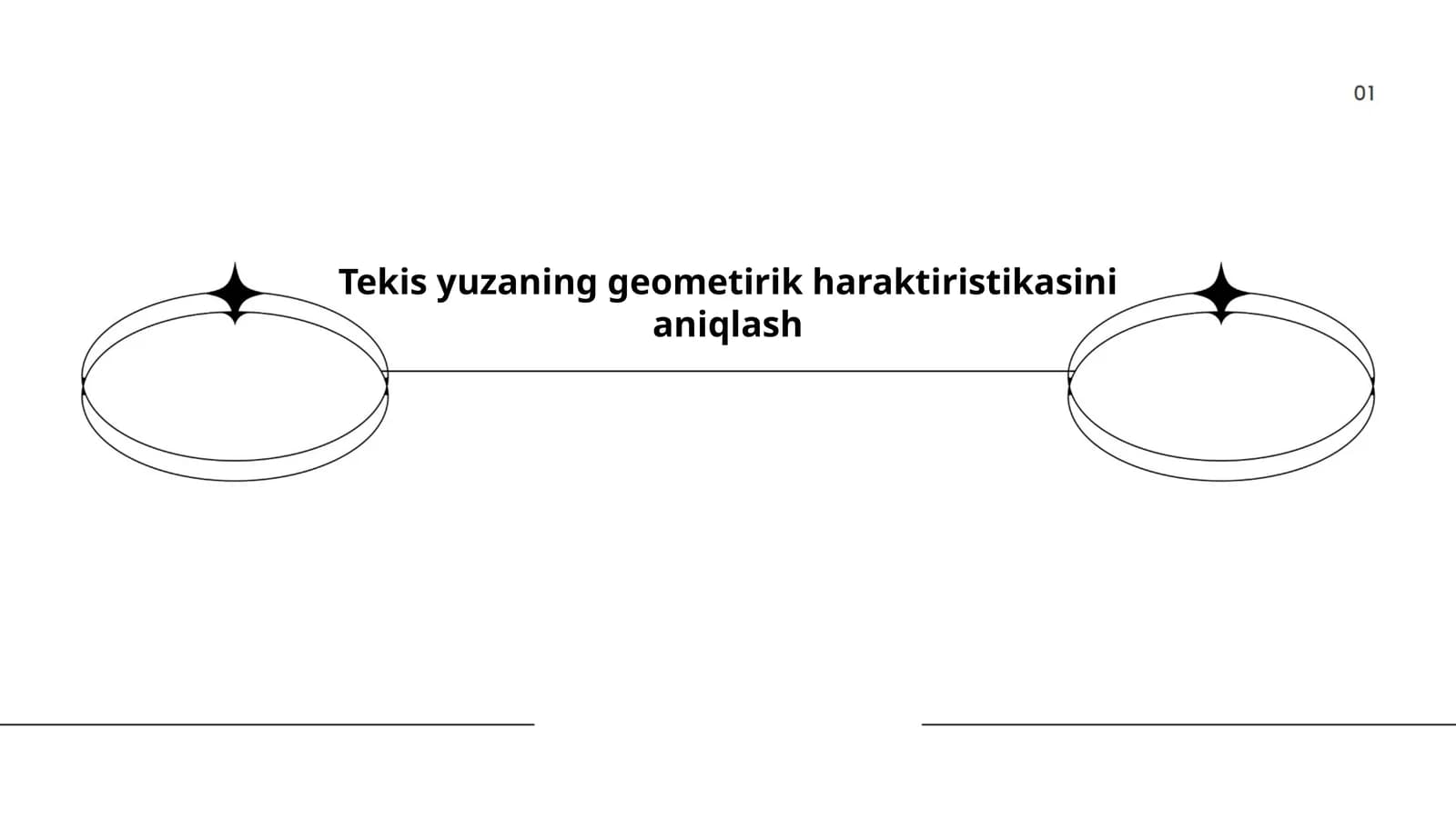 To'g'ri yuzaning geometirik xususiyatlari