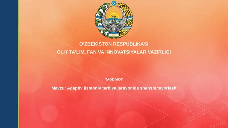 Adaptiv jismoniy tarbiya