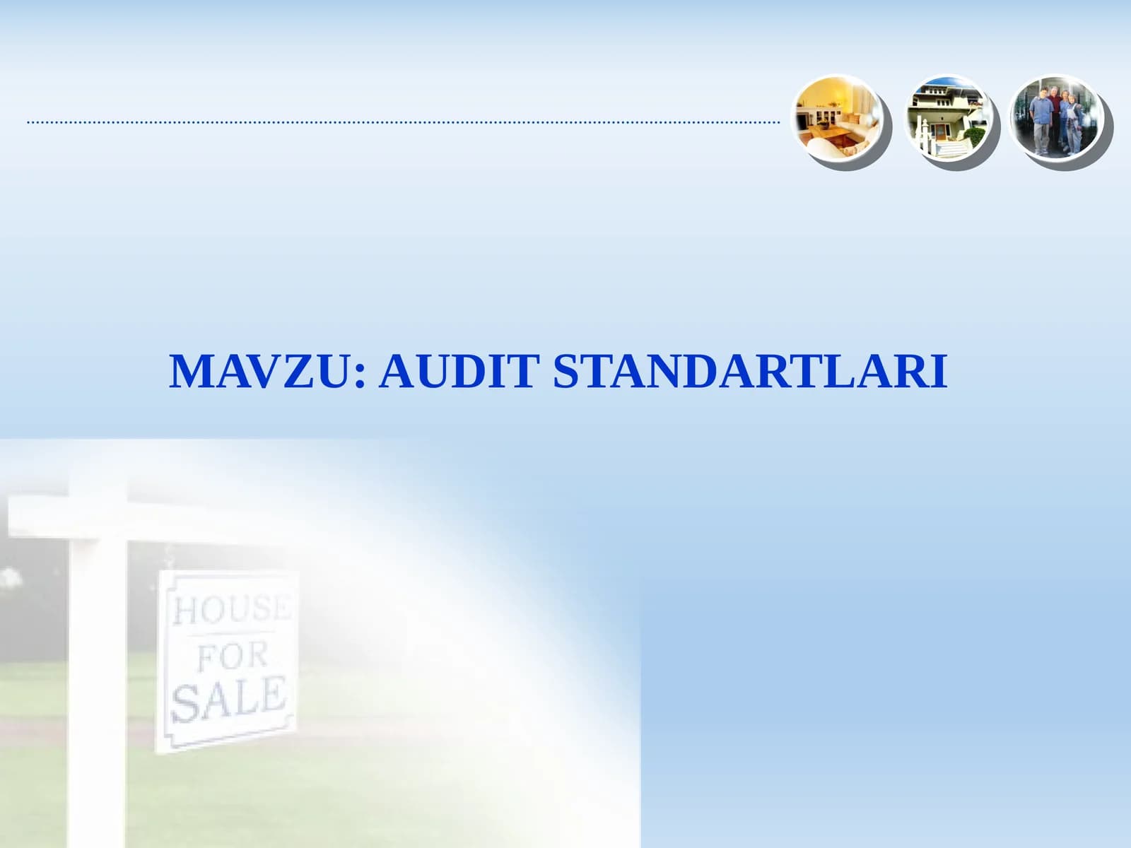 AUDIT STANDARTLARI