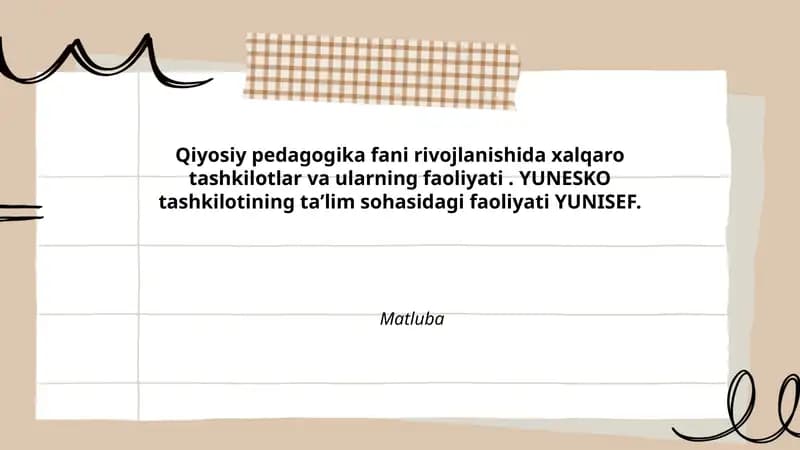 Qiyosiy pedagogika rivojlanishi