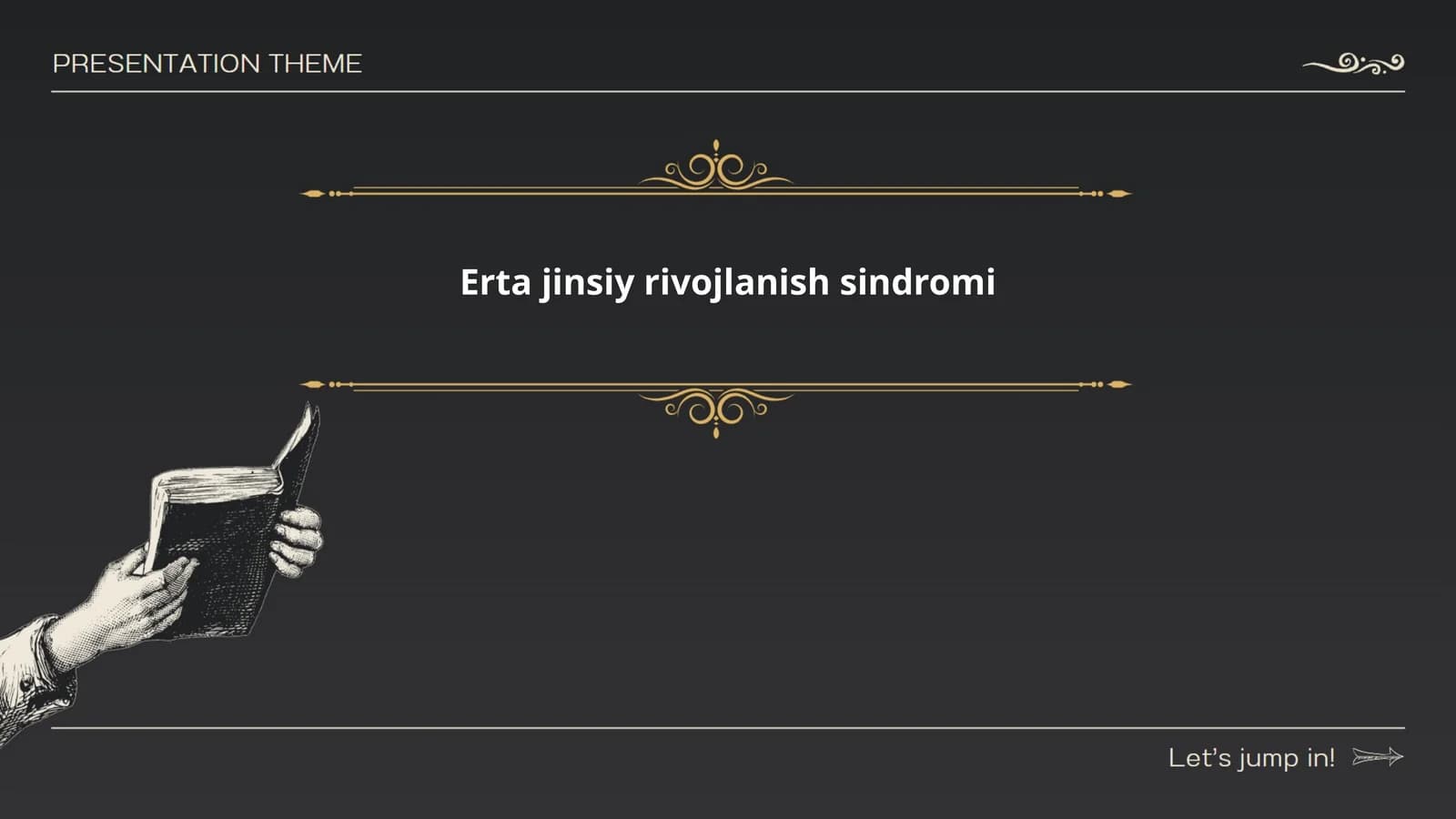 Erta jinsiy rivojlanish sindromi
