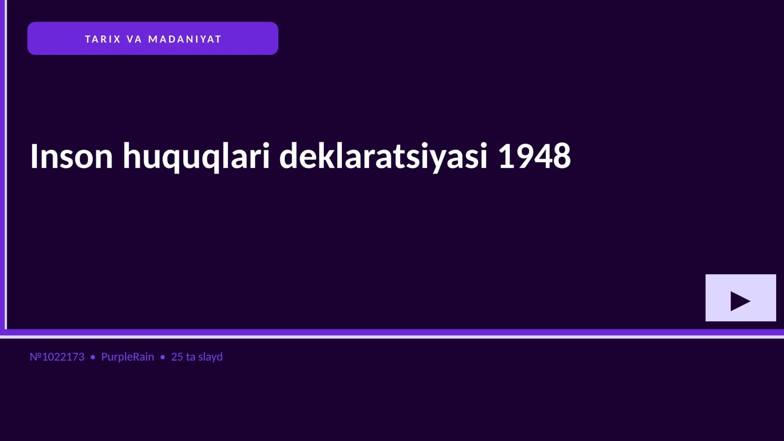 Inson huquqlari deklaratsiyasi 1948