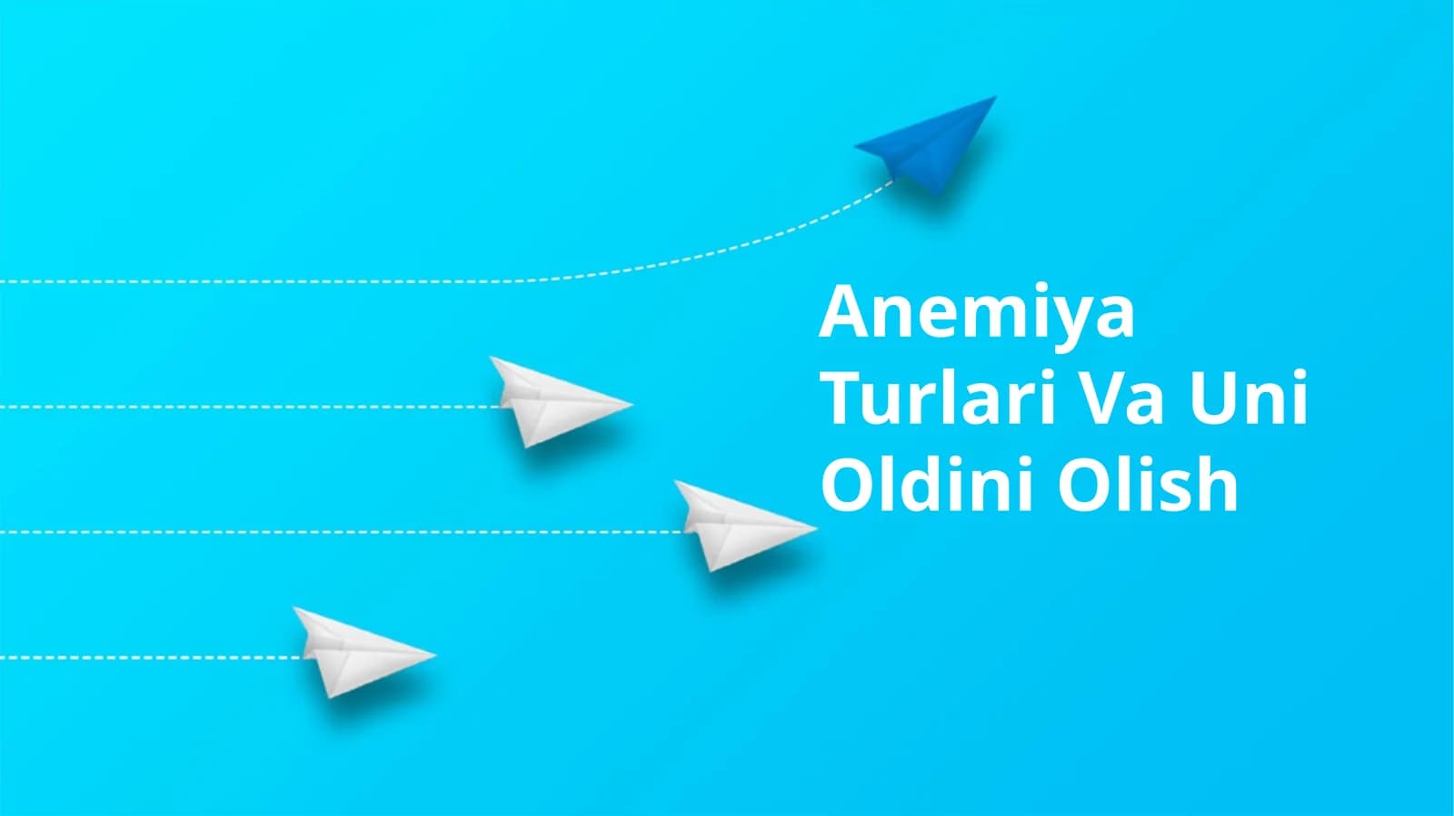 Anemiya Turlari Va Uni Oldini Olish