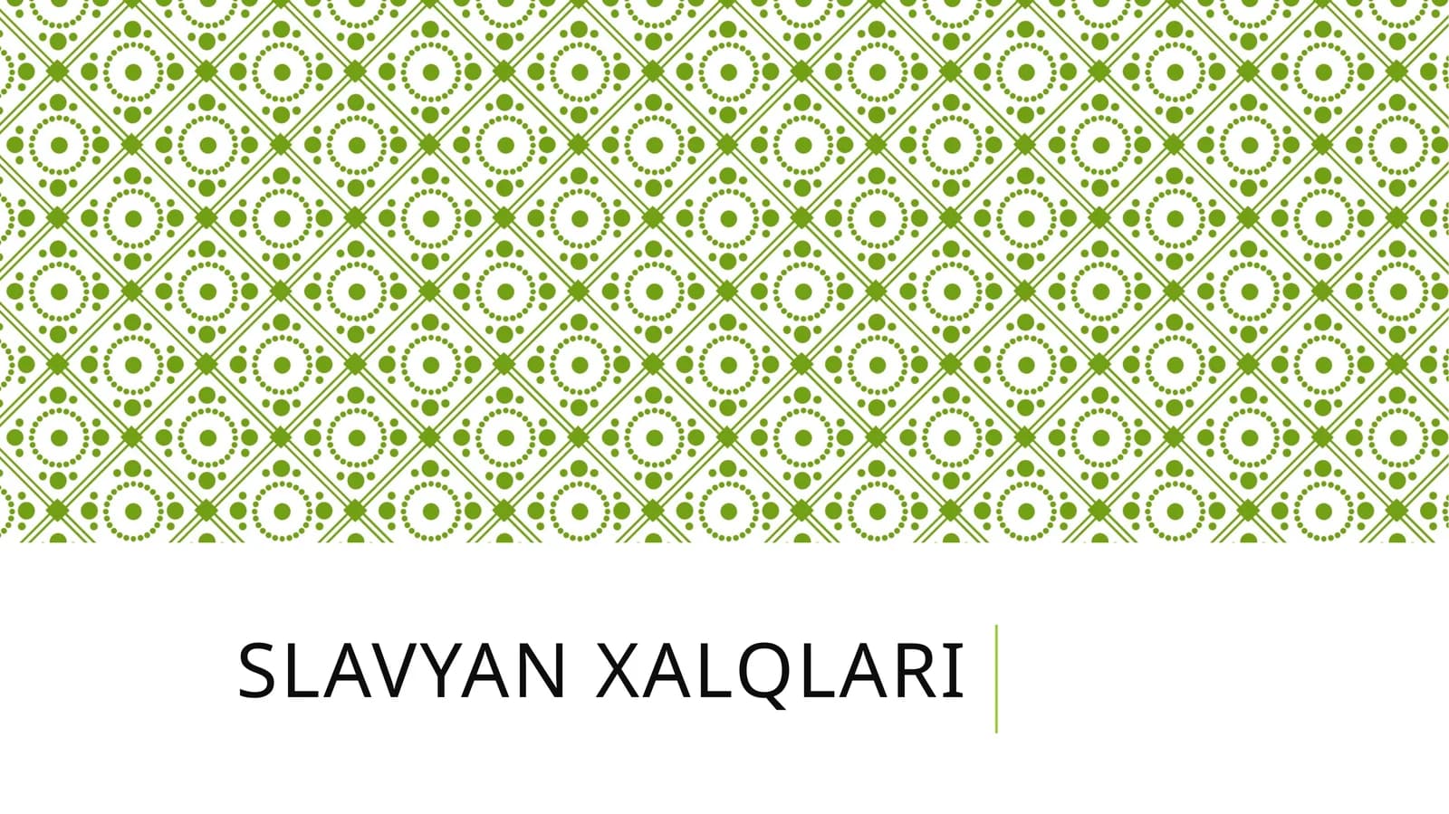Slavyan xalqlari tarix