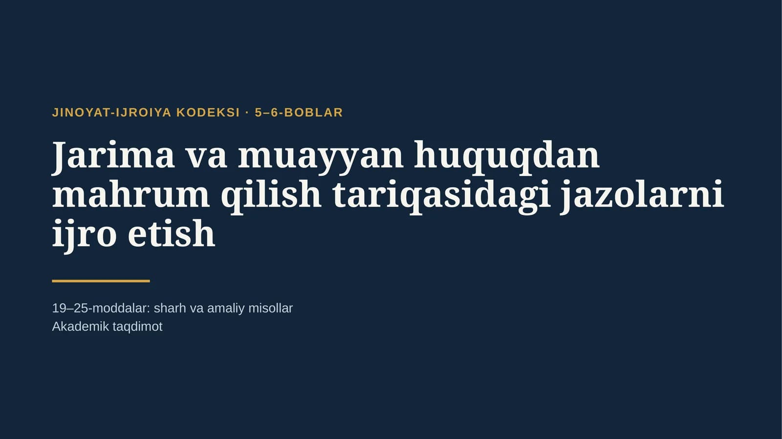 JINOYAT-IJROIYA KODEKSI · 5–6-BOBLAR