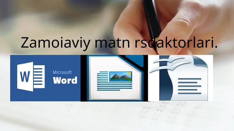 Zamoiaviy matn rsdaktorlari