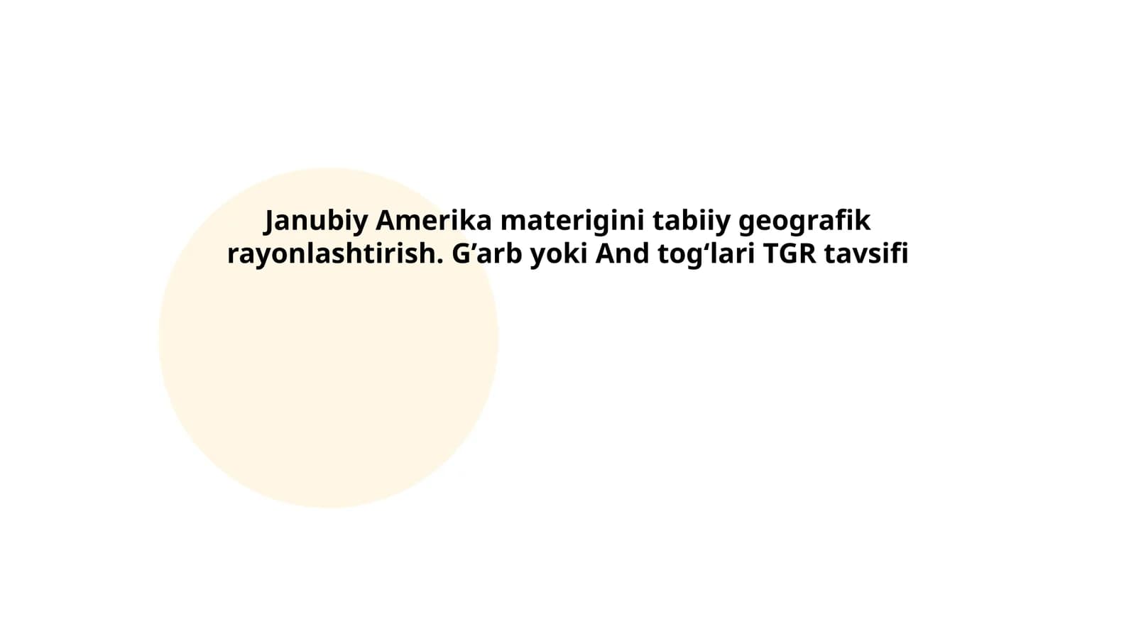 Tabiiy geografiya