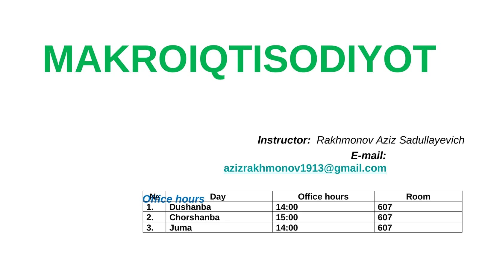 MAKROIQTISODIYOT