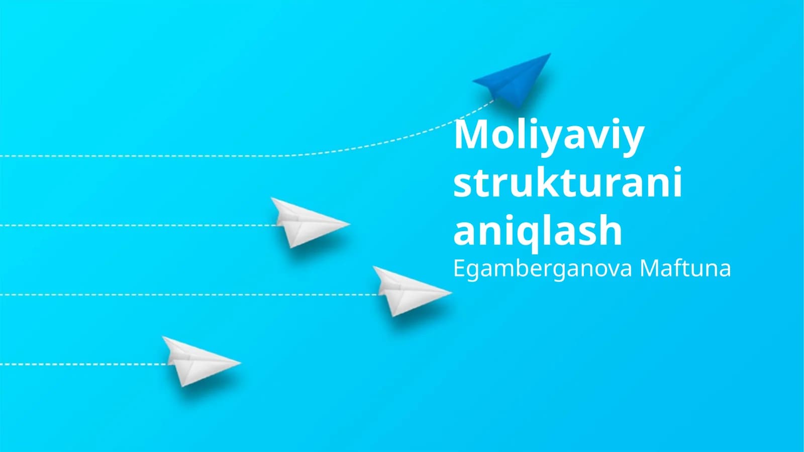 Moliyaviy strukturani aniqlash