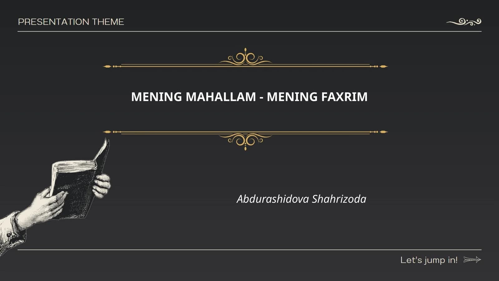 MENING MAHALLAM - MENING FAXRIM