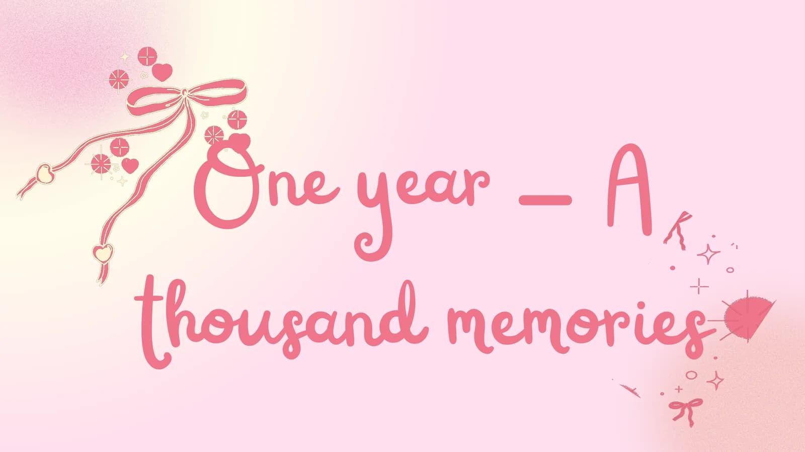One year - A thousand memories