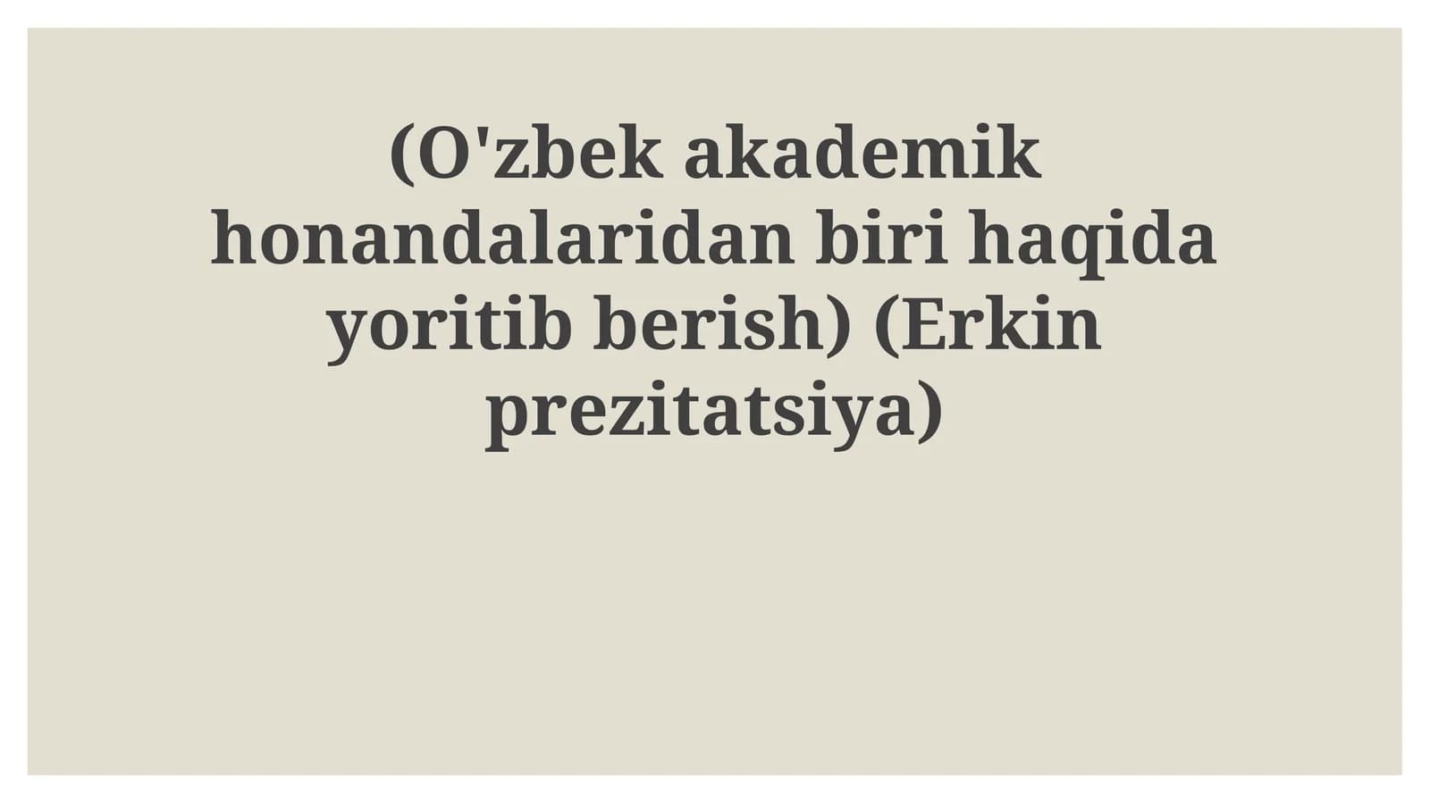 Hayot yo'li va ijod makoni