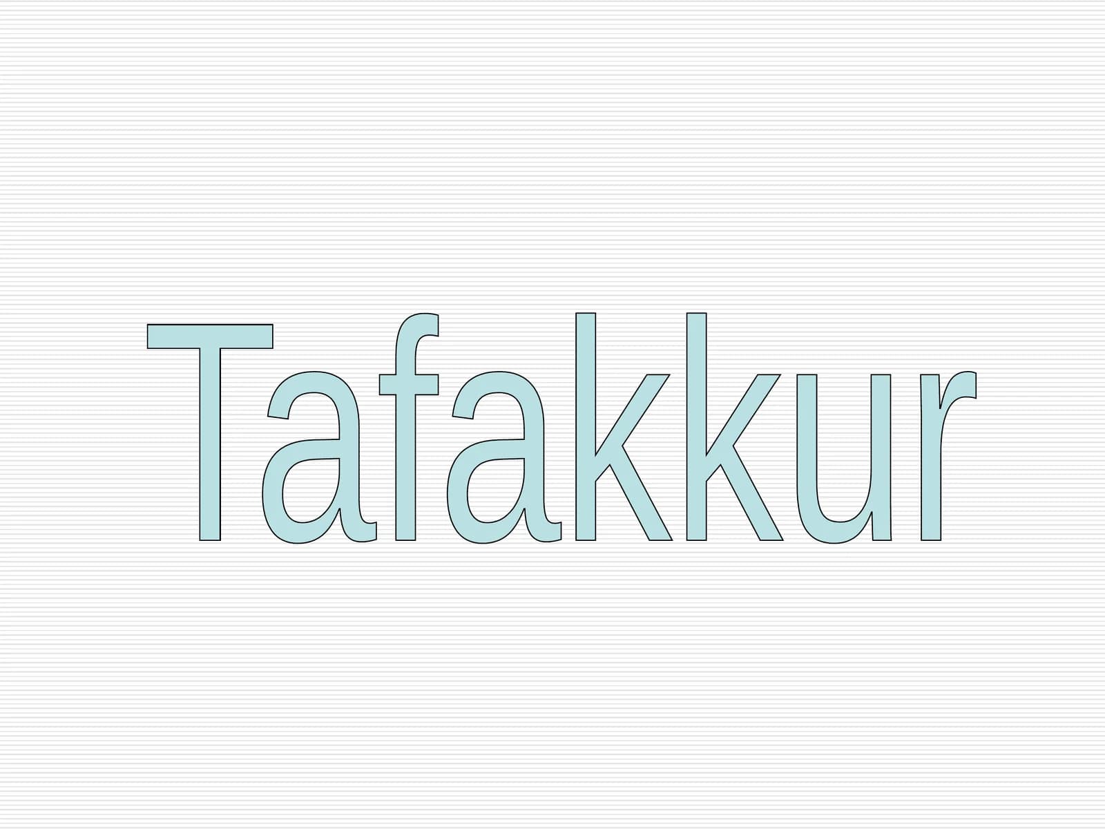 Tafakkur