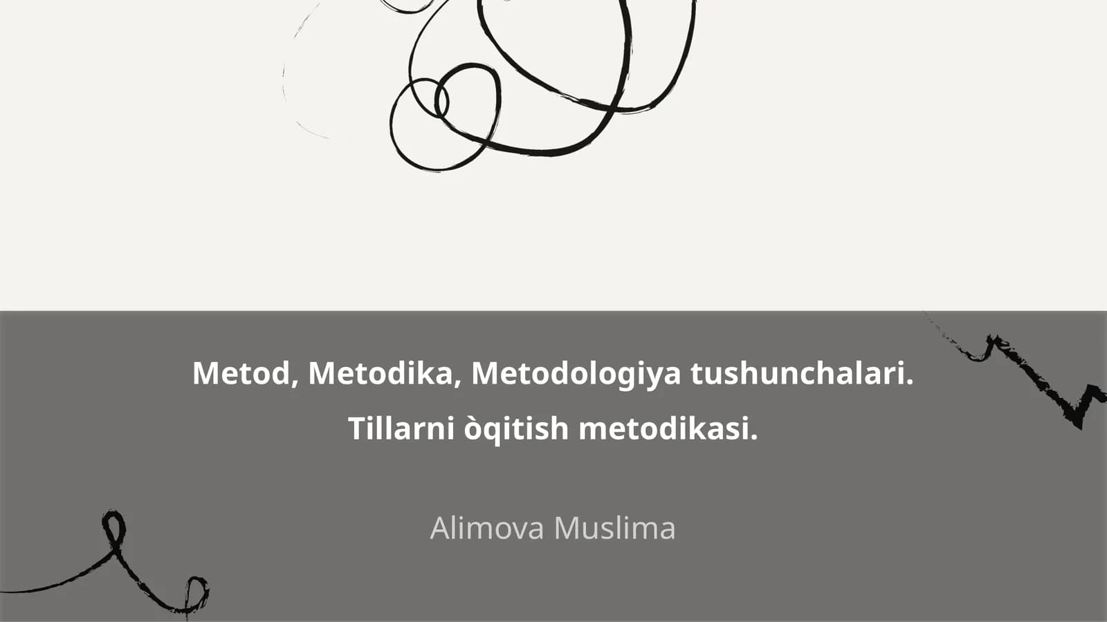 Tillarni òqitish metodikasi